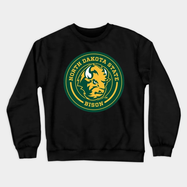 NDSU - Circle Crewneck Sweatshirt by Josh Wuflestad